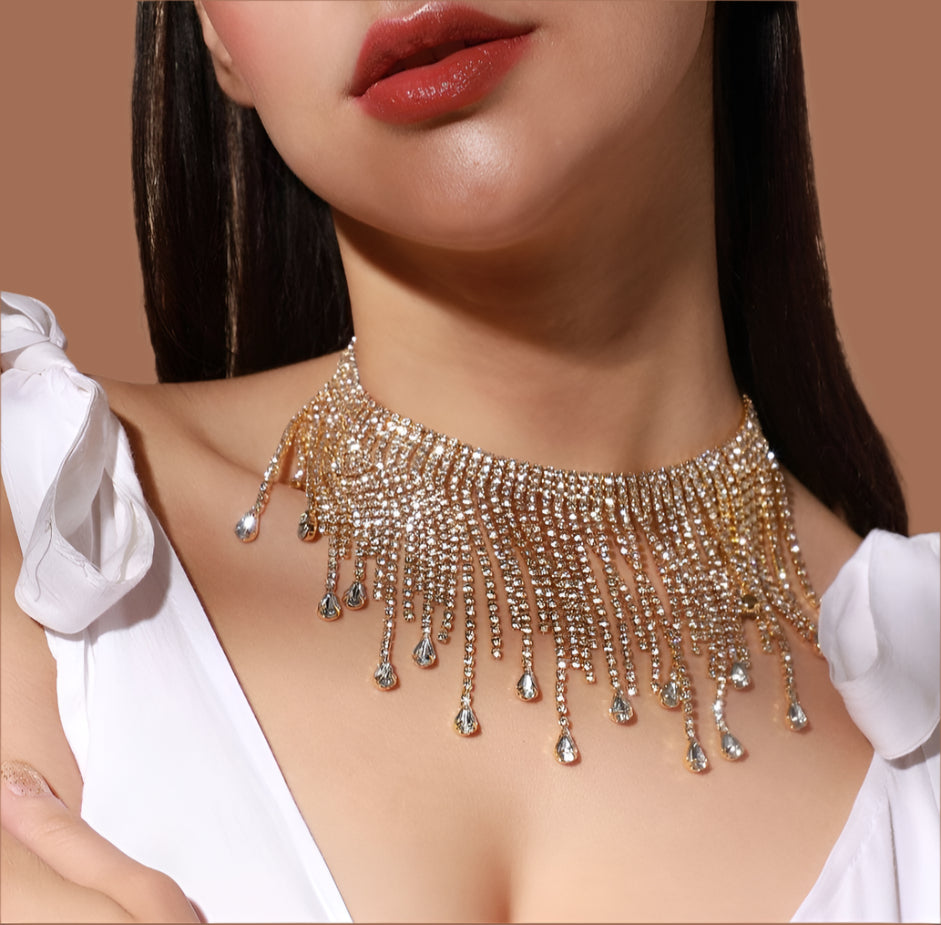 Cascading Elegance Choker