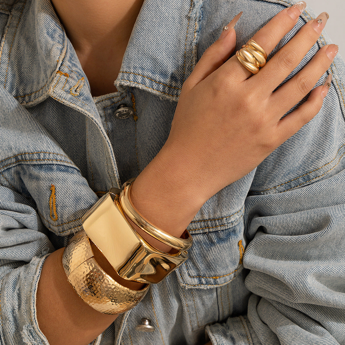 Stack & Slay Gold Bracelet _Combo set.