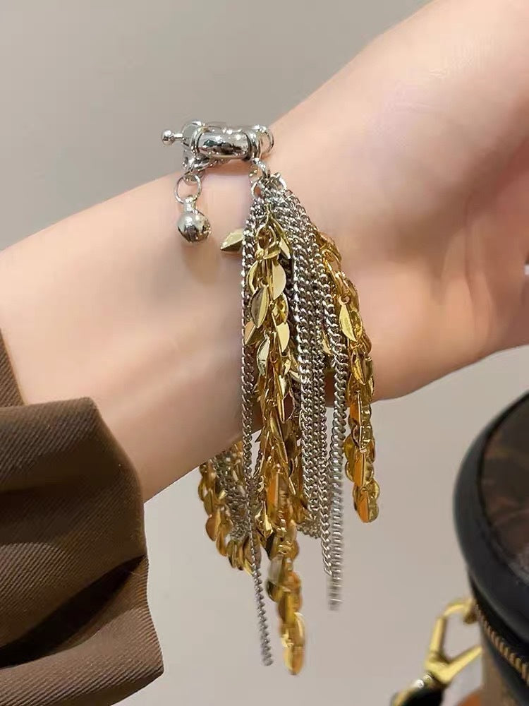 2Tone Tassel Bracelet.