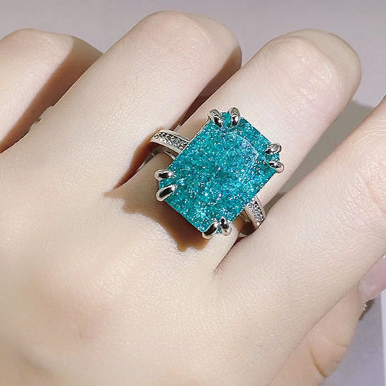 Teal Radiance Ring.