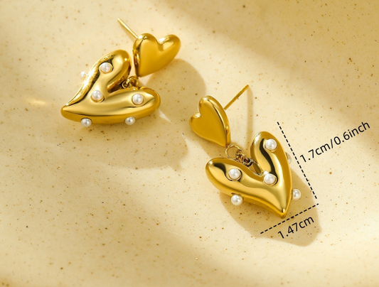 Dovie Heart Earrings