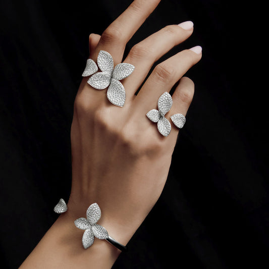 Blooms Bracelet and Handcuffs - Silver