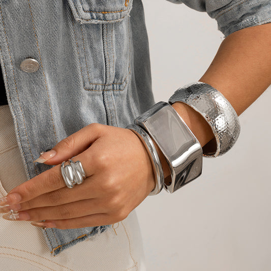 Stack & Slay Silver Bracelet _Combo set