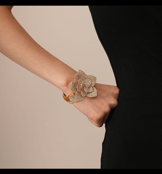 Gold Crystal Layered Bracelet – Cubic Zirconia Jewelry”.