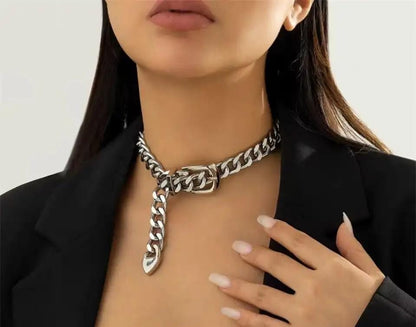 Midnight Bond Choker - Silver.